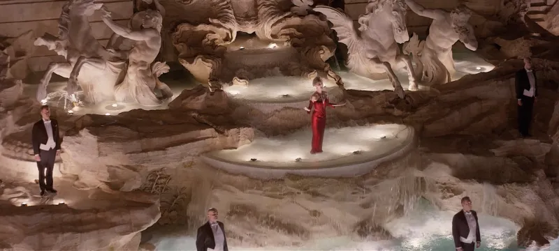 Kadr ukazujący artystyczną wizję sceny