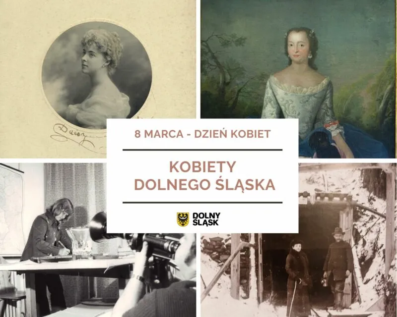 Grafika tytułowa z kolażem zdjęć ze zdjęciami kobiet i napisem na środku