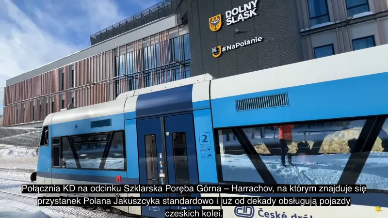 Kadr z filmu Odjazd o Motorakach na Polanie Jakuszyckiej