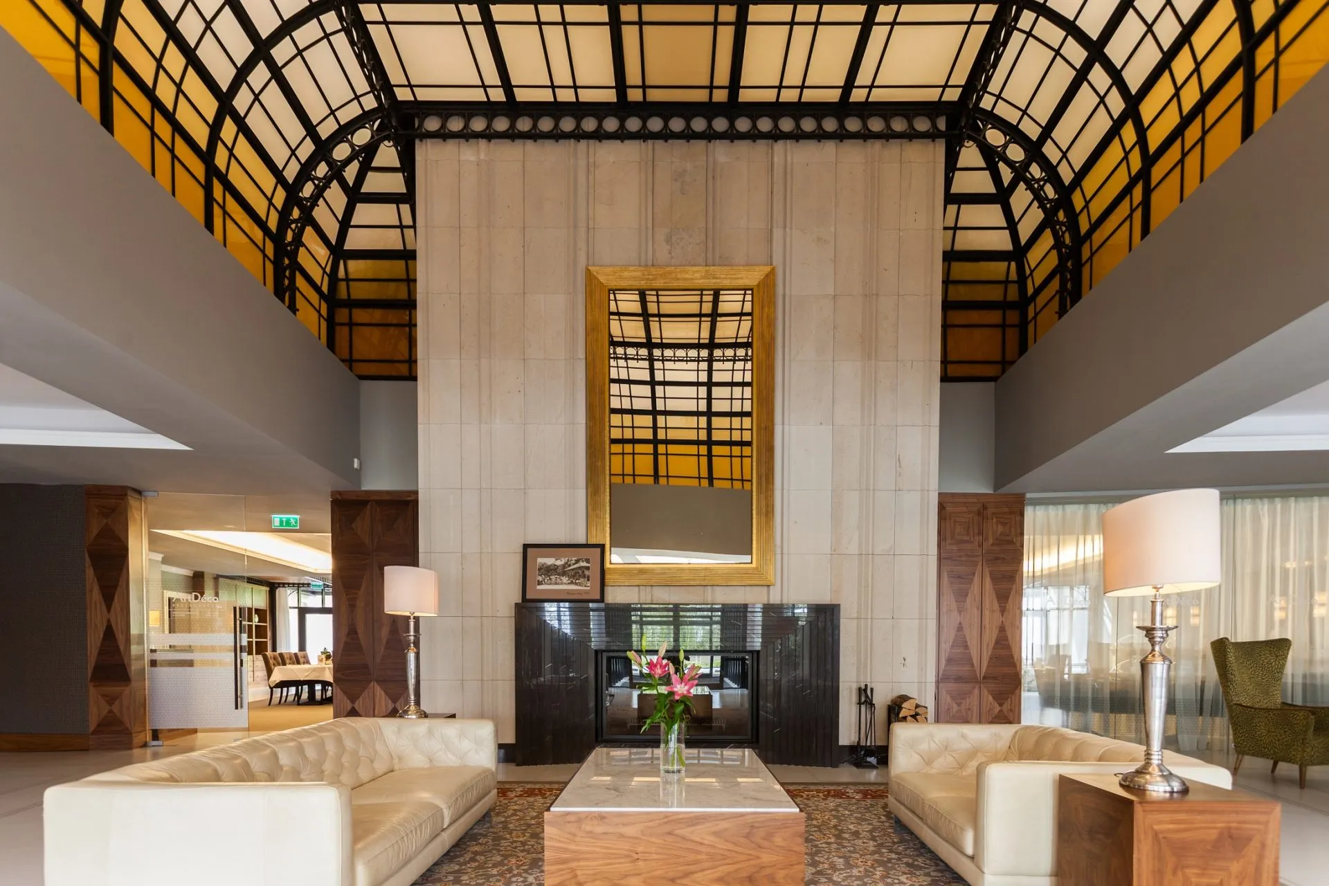 Luksusowe wnętrze lobby